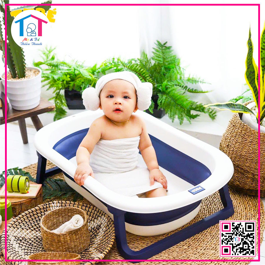 Thau tắm gấp gọn
