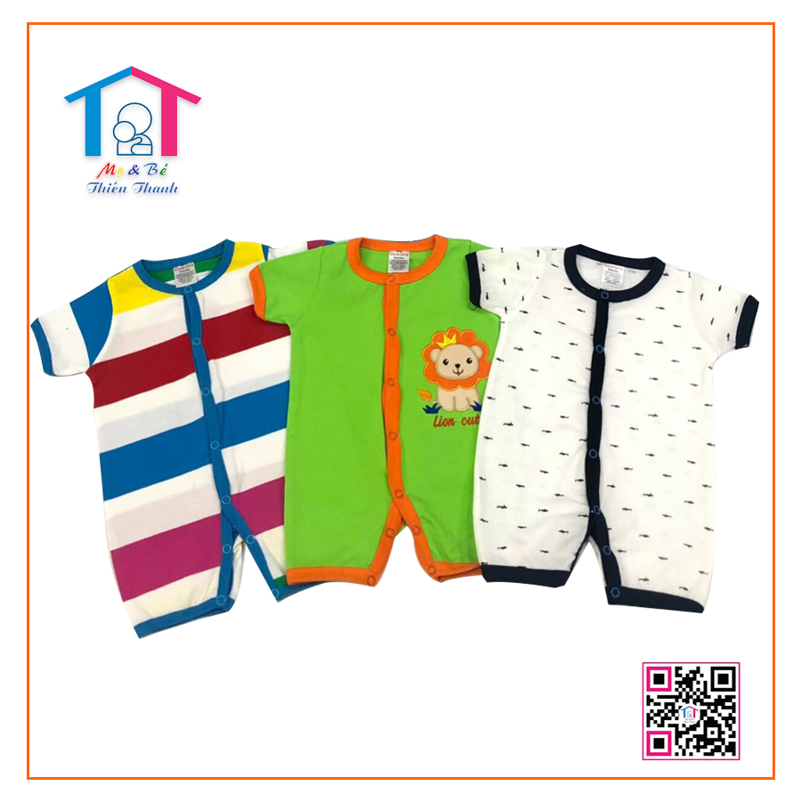 Liền quần đùi cho bé 0M-24M
