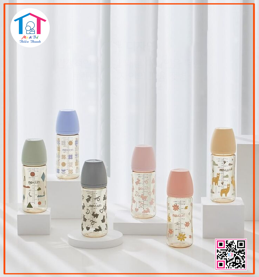 Bình sữa Moyum bông 270ml