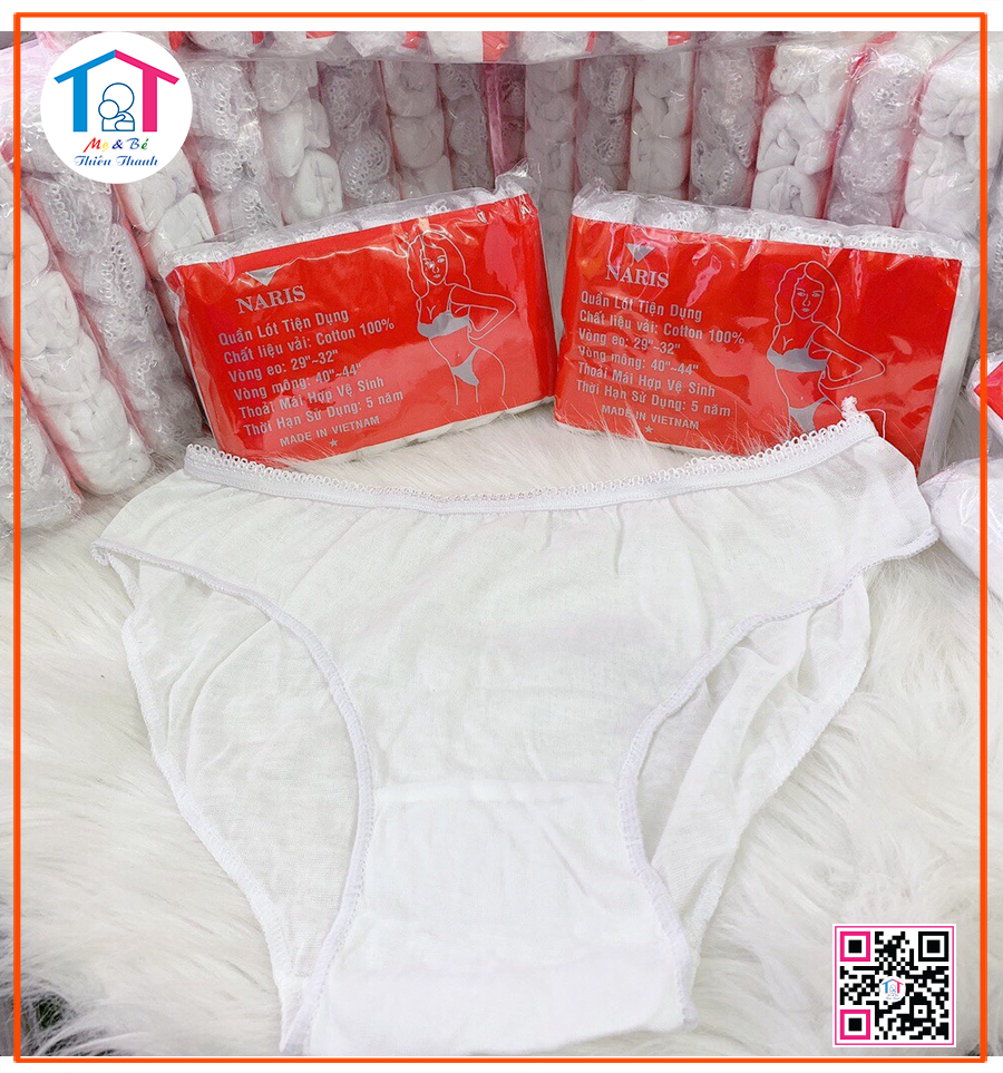 Quần lót giấy cotton đỏ
