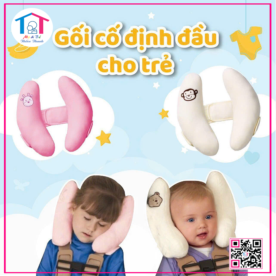 Gối chống mốp đầu cho bé