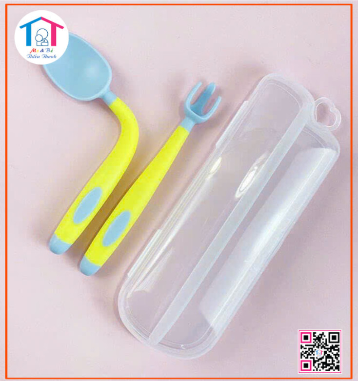 Bộ muỗng dẻo cho bé tập ăn