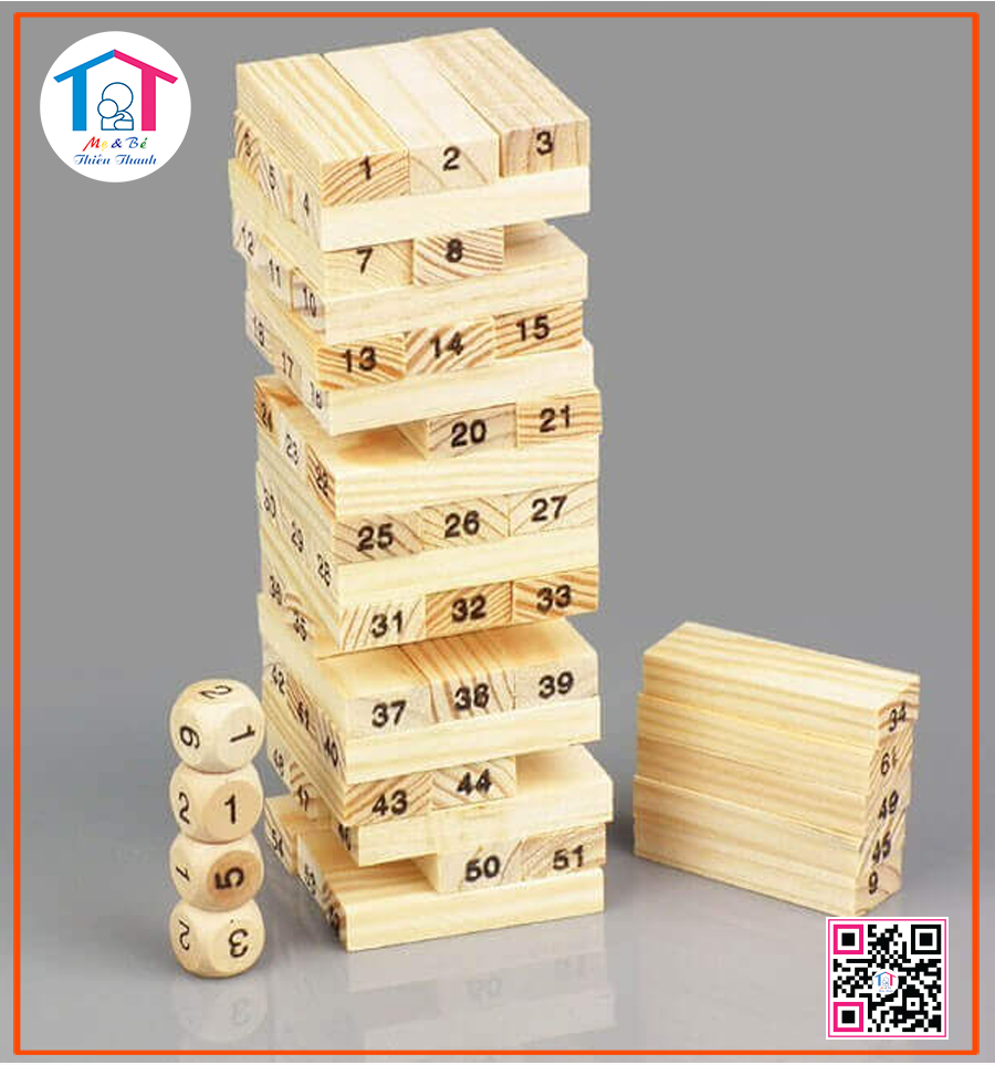 Đồ chơi gỗ rút que số thông minh
