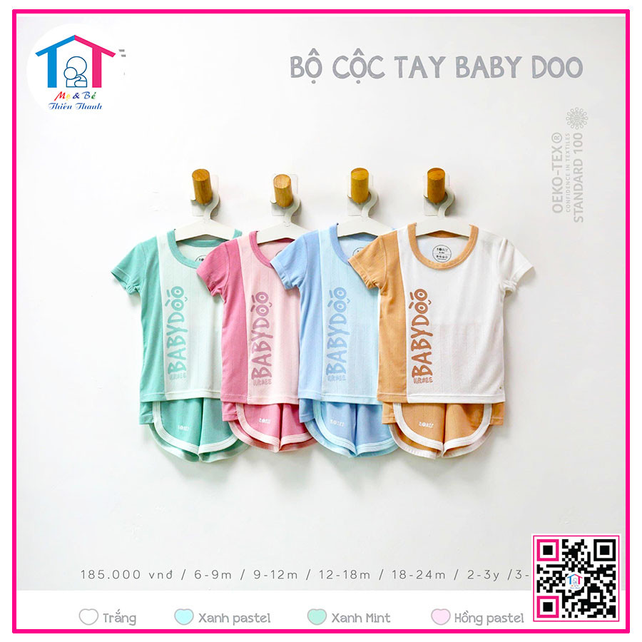 Bộ cộc tay Baby Doo