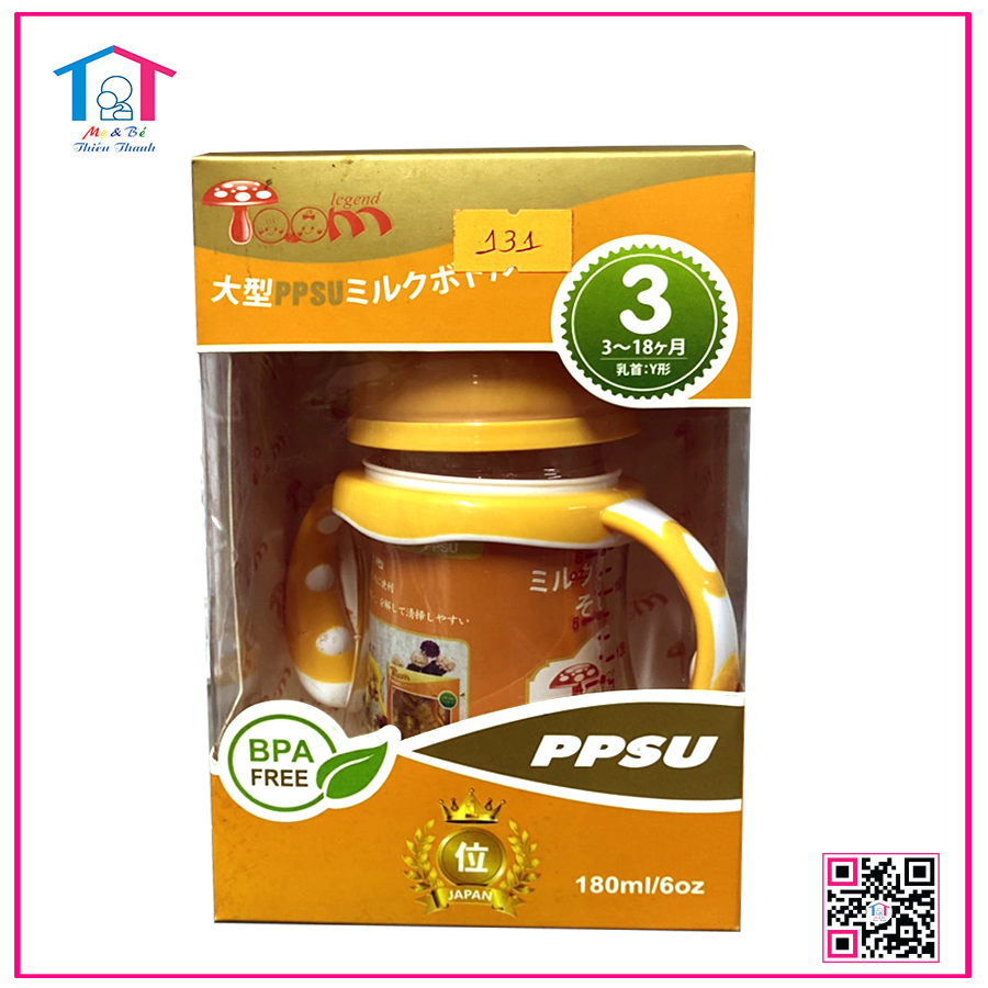 Bình sữa quai Toom 180ml