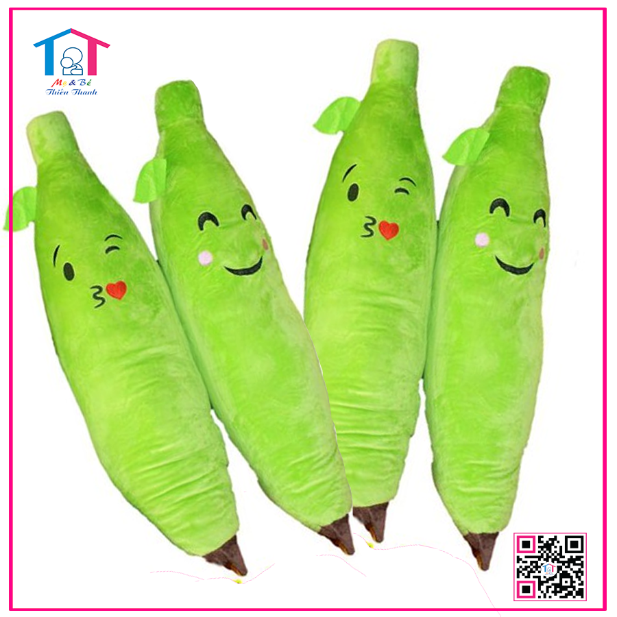 Trái chuối thú bông, xanh