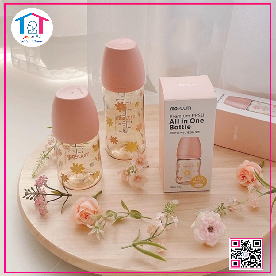 Bình sữa Moyum hoa cúc
