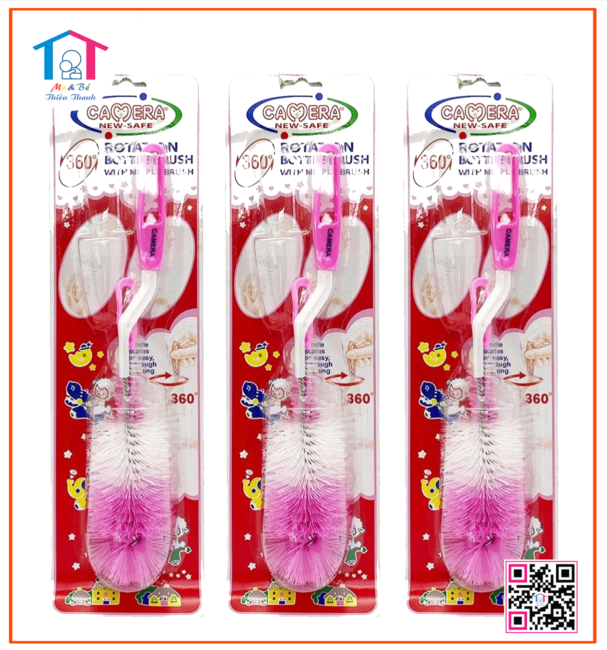 Cây súc bình sữa Camera