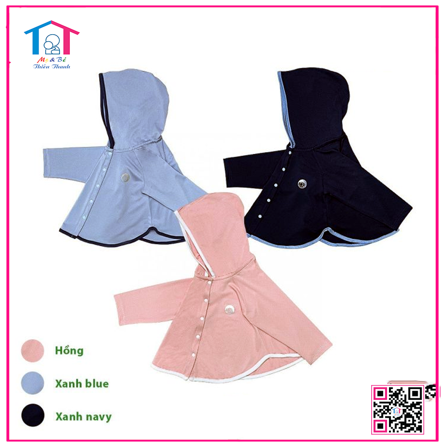 Áo khoác chống nắng cúc bấm Anminaza