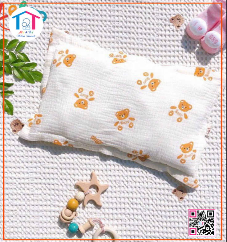 Gối vuông lõm sợi tre